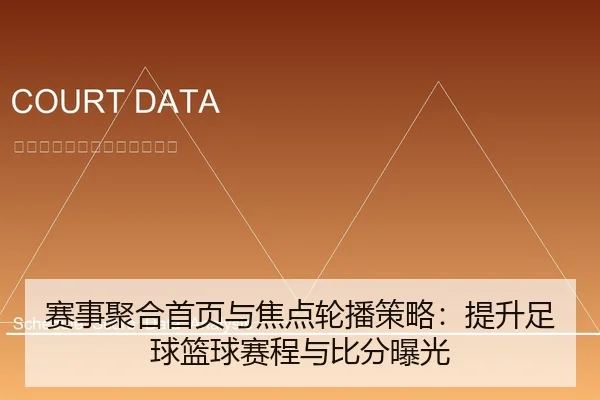 赛事聚合首页与焦点轮播策略：提升足球篮球赛程与比分曝光